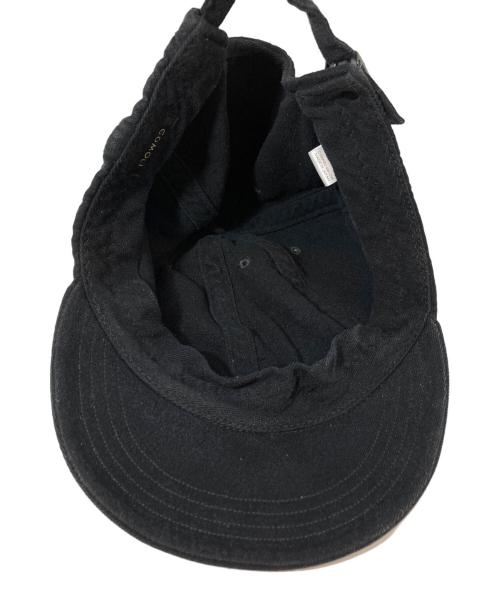 COMOLI（コモリ）COMOLI (コモリ) シルクネップキャップ ブラックの古着・服飾アイテム