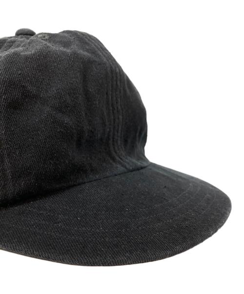 COMOLI（コモリ）COMOLI (コモリ) シルクネップキャップ ブラックの古着・服飾アイテム