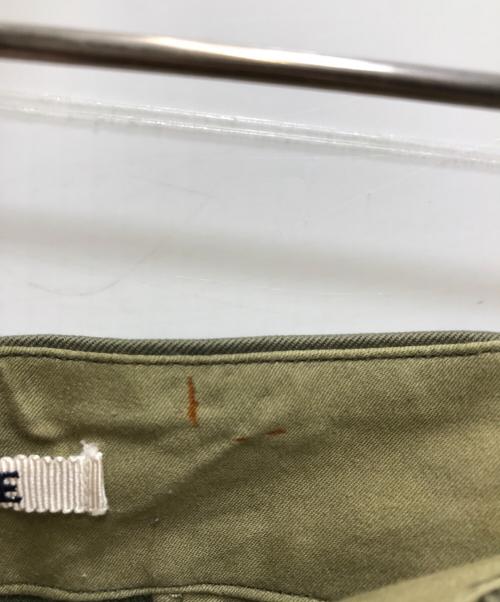 AURALEE（オーラリー）AURALEE (オーラリー) 18AW WASHED FINX CHINO WIDE PANTS（ウォッシュドフィンクスチノワイドパンツ） カーキ サイズ:3の古着・服飾アイテム