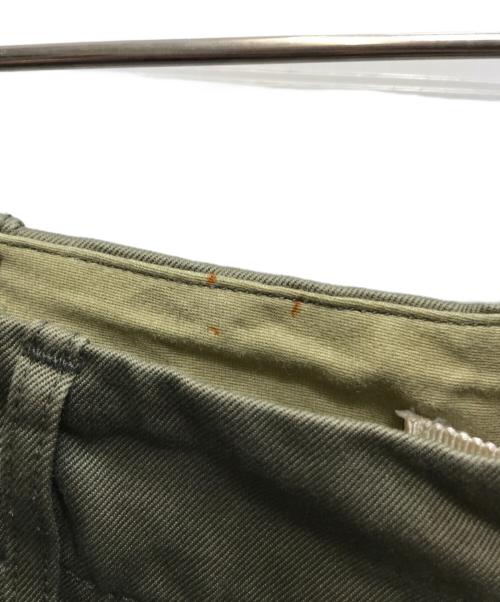 AURALEE（オーラリー）AURALEE (オーラリー) 18AW WASHED FINX CHINO WIDE PANTS（ウォッシュドフィンクスチノワイドパンツ） カーキ サイズ:3の古着・服飾アイテム