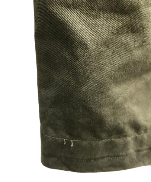 AURALEE（オーラリー）AURALEE (オーラリー) 18AW WASHED FINX CHINO WIDE PANTS（ウォッシュドフィンクスチノワイドパンツ） カーキ サイズ:3の古着・服飾アイテム