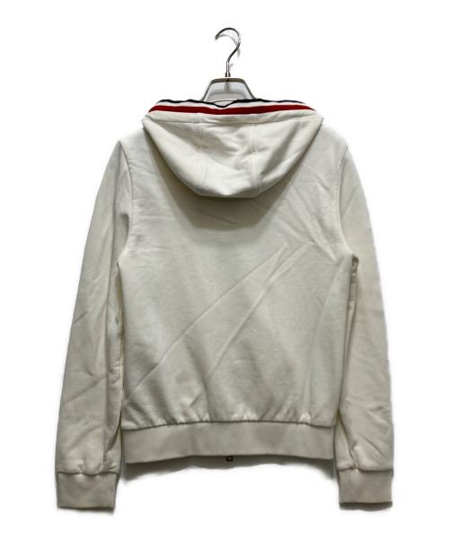 MONCLER（モンクレール）MONCLER (モンクレール) MAGLIA CARDIGAN / スウェット切替 ダウンジャケット/マリアカーディガン アイボリー サイズ:XSの古着・服飾アイテム