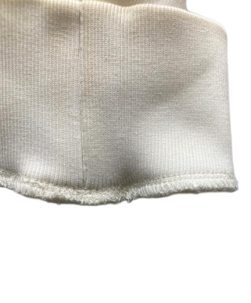 MONCLER（モンクレール）MONCLER (モンクレール) MAGLIA CARDIGAN / スウェット切替 ダウンジャケット/マリアカーディガン アイボリー サイズ:XSの古着・服飾アイテム