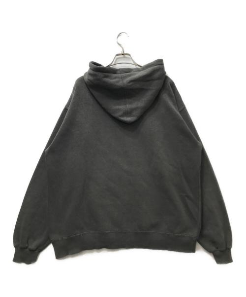 stussy（ステューシー）stussy (ステューシー) ドラゴンプリント スウェットフーディ / USA製 / 紺タグ グレー サイズ:Lの古着・服飾アイテム