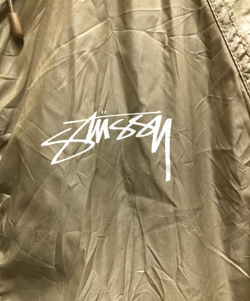 stussy（ステューシー）stussy (ステューシー) 24SS BEACH SHELL WRINKLED NYLON JACKET（ビーチシェルリンクルドナイロンジャケット）115746 カーキ サイズ:Sの古着・服飾アイテム