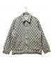 KITH（キス）の古着「Check Boucle Boxy Collared Overshirt」｜グレー