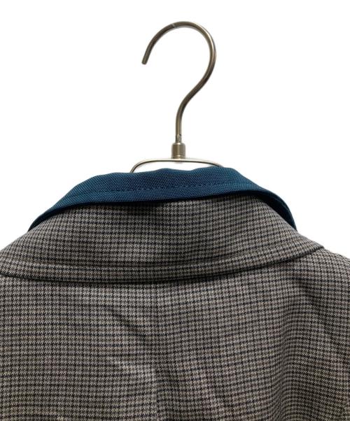 KOLOR（カラー）KOLOR (カラー) Check Paneled Coat ドッキングコート(チェックパターンドコート)　23AW　23WCM-C03106　 ブラウン×グリーン サイズ:2の古着・服飾アイテム