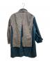 KOLOR (カラー) Check Paneled Coat ドッキングコート(チェックパターンドコート)　23AW　23WCM-C03106　 ブラウン×グリーン サイズ:2：50000円