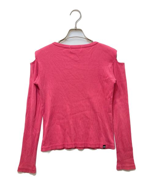 Hysteric Glamour（ヒステリックグラマー）Hysteric Glamour (ヒステリックグラマー) ガールプリント AMPLIFIED チビTシャツ Y2K ピンク サイズ:FREEの古着・服飾アイテム
