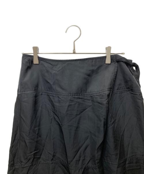 tricot COMME des GARCONS（トリココムデギャルソン）tricot COMME des GARCONS (トリココムデギャルソン) ラップスカート　 AD2006 ブラック サイズ:Mの古着・服飾アイテム