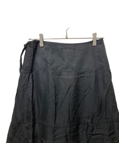 tricot COMME des GARCONS（トリココムデギャルソン）tricot COMME des GARCONS (トリココムデギャルソン) ラップスカート　 AD2006 ブラック サイズ:Mの古着・服飾アイテム