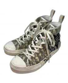 Dior×Shawn Stussy（ディオール×ショーン・ステューシー）の古着「Shawn B23 スニーカー 	28AL8」｜グレー