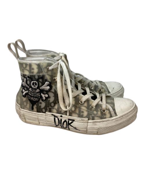 Dior（ディオール）Dior (ディオール) Shawn STUSSY (ショーン・ステューシー) Shawn B23 スニーカー 	28AL8 グレー サイズ:40の古着・服飾アイテム