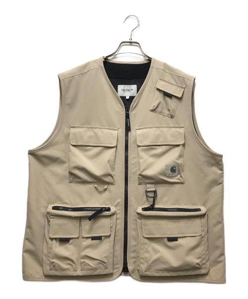 Carhartt WIP（カーハート ワーク イン プログレス）CARHARTT WIP (カーハート ワーク イン プログレス) Elmwood Vest（エルムウッドベスト）　I026023 ベージュ サイズ:Lの古着・服飾アイテム