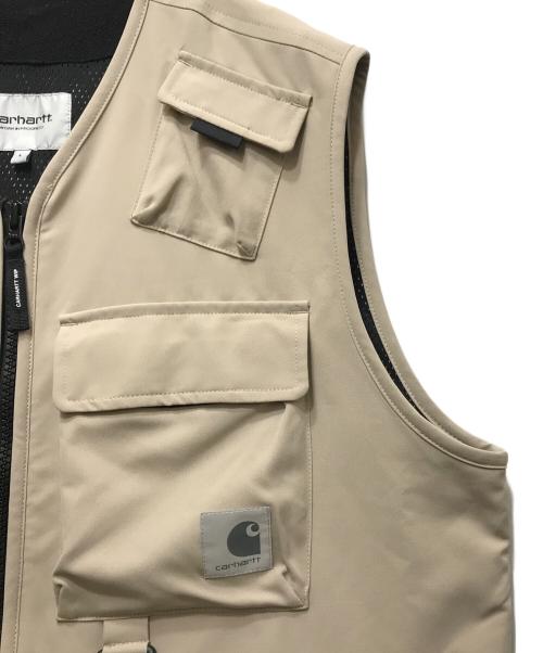 Carhartt WIP（カーハート ワーク イン プログレス）CARHARTT WIP (カーハート ワーク イン プログレス) Elmwood Vest（エルムウッドベスト）　I026023 ベージュ サイズ:Lの古着・服飾アイテム