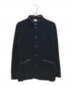 ARMANI COLLEZIONIアルマーニ コレツィオーニ）の古着「ベロアジャケット」｜ネイビー