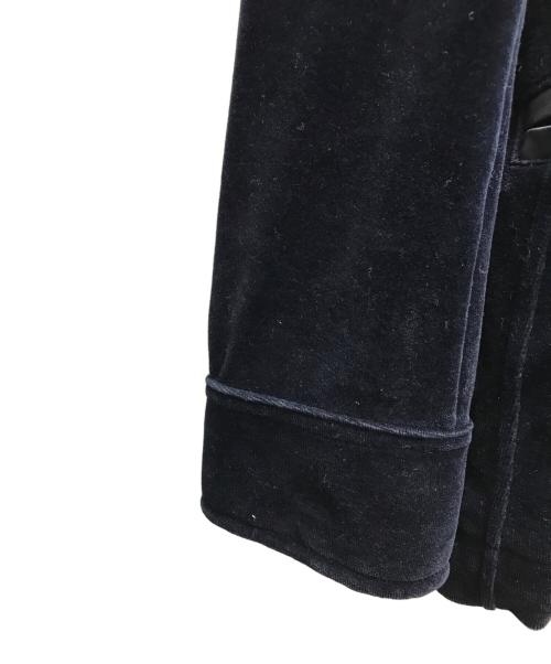 ARMANI COLLEZIONI（アルマーニ コレツィオーニ）ARMANI COLLEZIONI (アルマーニ コレツィオーニ) ベロアジャケット ネイビー サイズ:Lの古着・服飾アイテム