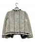 CHANEL (シャネル) シルク混ツイード ノーカラージャケット ホワイト サイズ:38：80000円
