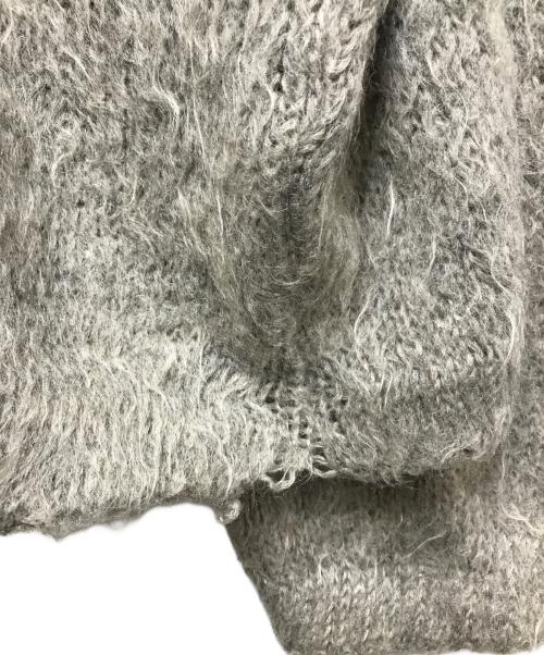 Sears（シアーズ）Sears (シアーズ) Ｖネックモヘア×ウールニット　70’s グレー サイズ:Mの古着・服飾アイテム
