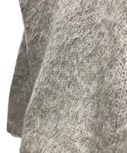 Sears（シアーズ）Sears (シアーズ) Ｖネックモヘア×ウールニット　70’s グレー サイズ:Mの古着・服飾アイテム