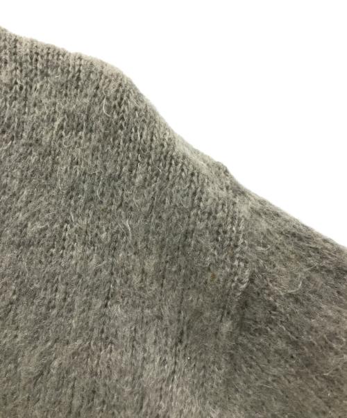 Sears（シアーズ）Sears (シアーズ) Ｖネックモヘア×ウールニット　70’s グレー サイズ:Mの古着・服飾アイテム