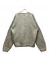 Sears (シアーズ) Ｖネックモヘア×ウールニット　70’s グレー サイズ:M：37000円