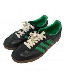 adidas×WALES BONNER（アディダス×ウェールズボナー）の古着「Samba "Core Black/Cream White/Green"(サンバコアブラック/クリームホワイト/グリーン)　S42590　」｜ブラック