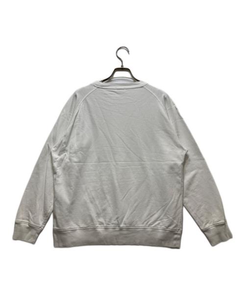 COMOLI（コモリ）COMOLI (コモリ) インレイ起毛 長袖クルー ホワイト サイズ:1の古着・服飾アイテム