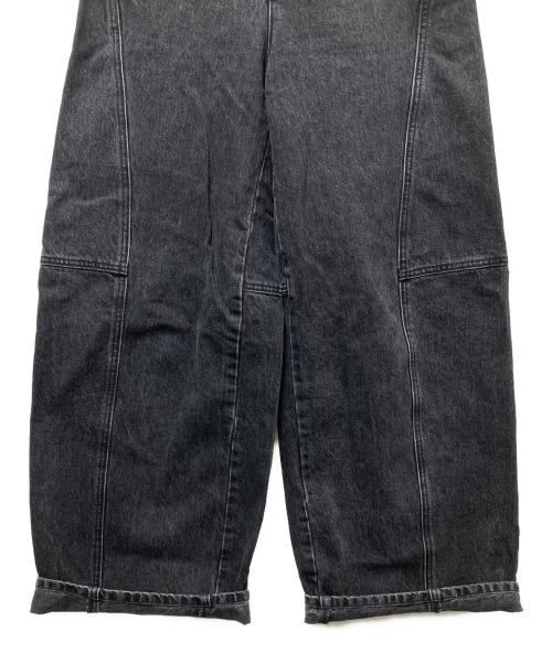 H BEAUTY&YOUTH（エイチ ビューティー&ユース）H BEAUTY&YOUTH (エイチ ビューティー&ユース) 13oz デニムバレルパンツ  25SS ブラック サイズ:Sの古着・服飾アイテム
