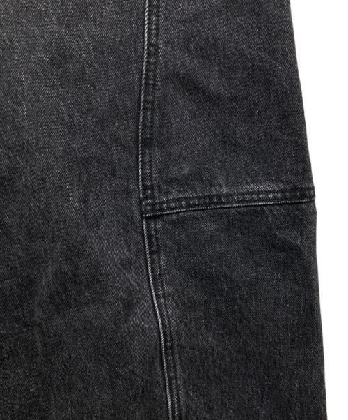 H BEAUTY&YOUTH（エイチ ビューティー&ユース）H BEAUTY&YOUTH (エイチ ビューティー&ユース) 13oz デニムバレルパンツ  25SS ブラック サイズ:Sの古着・服飾アイテム
