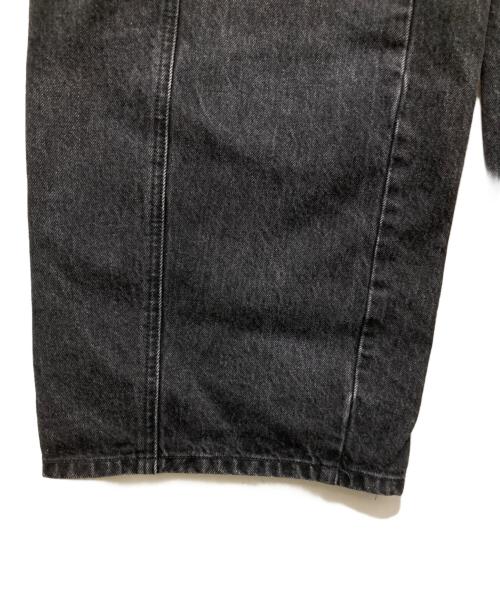 H BEAUTY&YOUTH（エイチ ビューティー&ユース）H BEAUTY&YOUTH (エイチ ビューティー&ユース) 13oz デニムバレルパンツ  25SS ブラック サイズ:Sの古着・服飾アイテム