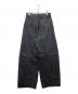 H BEAUTY&YOUTH (エイチ ビューティー&ユース) 13oz デニムバレルパンツ  25SS ブラック サイズ:S：14000円