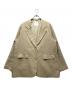 Eaphi（エフィ）の古着「LINEN LIKE OVER JACKET（リネンライクオーバージャケット）　83001-0459」｜ベージュ