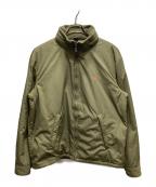 POLO RALPH LAURENポロ・ラルフローレン）の古着「ジップアップミリタリージャケット」｜カーキ