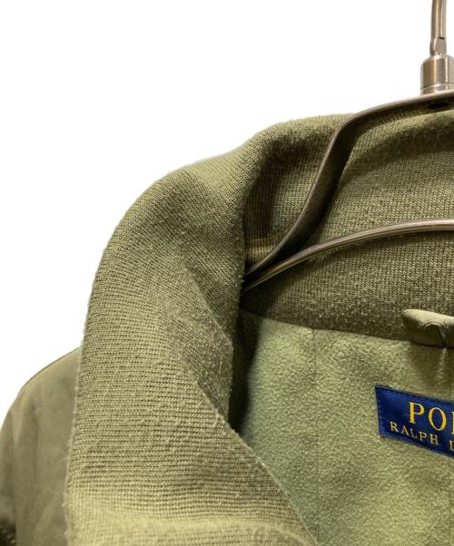 POLO RALPH LAUREN（ポロ・ラルフローレン）POLO RALPH LAUREN (ポロ・ラルフローレン) ジップアップミリタリージャケット カーキ サイズ:Lの古着・服飾アイテム