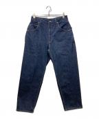 SSZエスエスズィー）の古着「GLOW/E DENIM SSZ踊れるJEANS」｜インディゴ