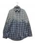 MASU（エムエーエスユー）の古着「FADED SPARKLING PLAID SHIRT　 26SS 」｜ブルー