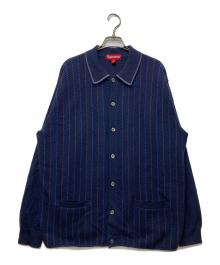 SUPREME（シュプリーム）の古着「Herringbone Cardigan」｜ネイビー