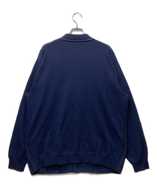 SUPREME（シュプリーム）Supreme (シュプリーム) Herringbone Cardigan ネイビー サイズ:Lの古着・服飾アイテム