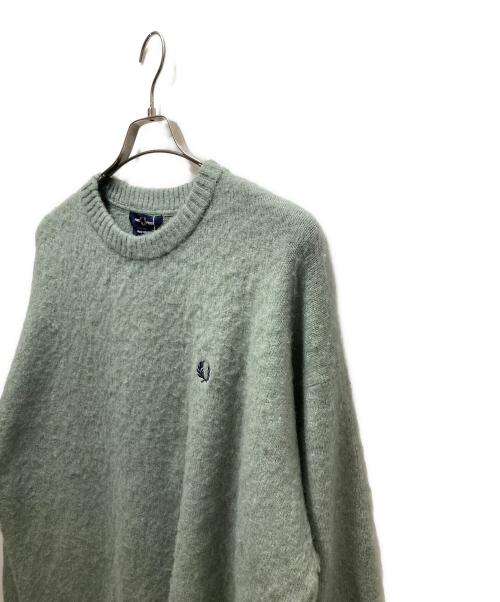 FRED PERRY（フレッドペリー）FRED PERRY (フレッドペリー) フラッフィー クルーネックニット  BEAMS別注 カーキ サイズ:XLの古着・服飾アイテム