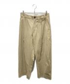 STUDIO NICHOLSONスタジオ ニコルソン）の古着「PEACHED COTTON TWILL（ピーチコットンツイル）　SNM-351」｜ベージュ