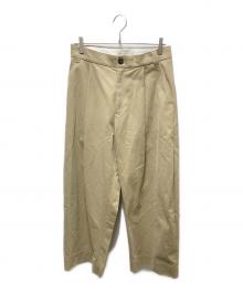 STUDIO NICHOLSON（スタジオ ニコルソン）の古着「PEACHED COTTON TWILL（ピーチコットンツイル）　SNM-351」｜ベージュ