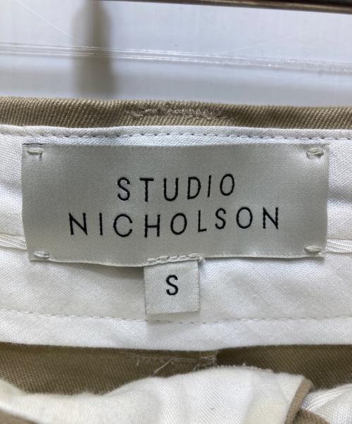 STUDIO NICHOLSON（スタジオ ニコルソン）STUDIO NICHOLSON (スタジオ ニコルソン) PEACHED COTTON TWILL（ピーチコットンツイル）　SNM-351 ベージュ サイズ:Sの古着・服飾アイテム