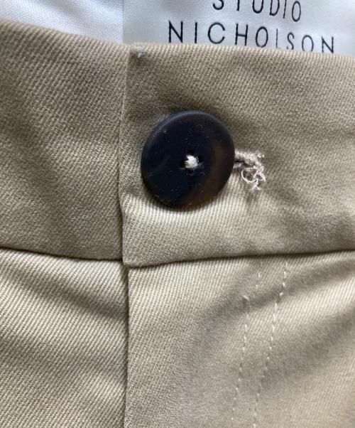 STUDIO NICHOLSON（スタジオ ニコルソン）STUDIO NICHOLSON (スタジオ ニコルソン) PEACHED COTTON TWILL（ピーチコットンツイル）　SNM-351 ベージュ サイズ:Sの古着・服飾アイテム