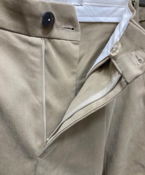 STUDIO NICHOLSON（スタジオ ニコルソン）STUDIO NICHOLSON (スタジオ ニコルソン) PEACHED COTTON TWILL（ピーチコットンツイル）　SNM-351 ベージュ サイズ:Sの古着・服飾アイテム