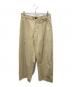 STUDIO NICHOLSON（スタジオ ニコルソン）の古着「PEACHED COTTON TWILL（ピーチコットンツイル）　SNM-351」｜ベージュ