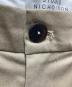 中古・古着 STUDIO NICHOLSON (スタジオ ニコルソン) PEACHED COTTON TWILL（ピーチコットンツイル）　SNM-351 ベージュ サイズ:S：15000円