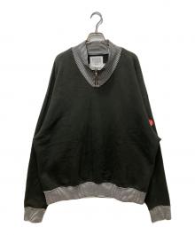 C.E（シーイー）の古着「HALF ZIP CASUAL SWEAT/ハーフジップカジュアルスウェット」｜ブラック