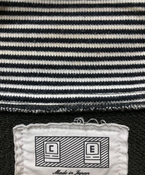 C.E（シーイー）C.E (シーイー) HALF ZIP CASUAL SWEAT/ハーフジップカジュアルスウェット ブラック サイズ:XLの古着・服飾アイテム