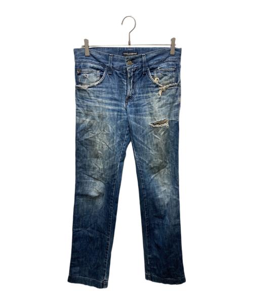 DOLCE & GABBANA（ドルチェ＆ガッバーナ）DOLCE & GABBANA (ドルチェ＆ガッバーナ) 14CLASSIC デニムパンツ インディゴ サイズ:44の古着・服飾アイテム